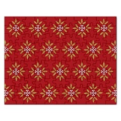 Pattern Background Holiday Rectangular Jigsaw Puzzl by Celenk