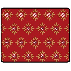 Pattern Background Holiday Fleece Blanket (medium)  by Celenk