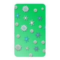 Snowflakes Winter Christmas Overlay Memory Card Reader by Celenk