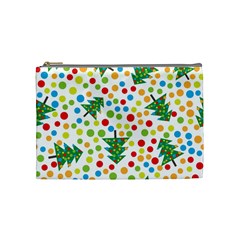 Pattern Circle Multi Color Cosmetic Bag (medium)  by Celenk