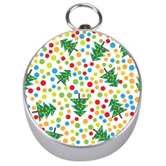 Pattern Circle Multi Color Silver Compasses by Celenk