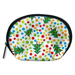 Pattern Circle Multi Color Accessory Pouches (medium) 