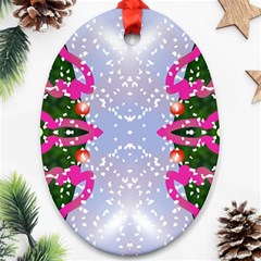 Seamless Tileable Pattern Design Ornament (oval) by Celenk