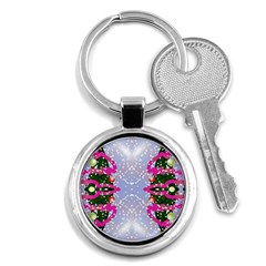 Seamless Tileable Pattern Design Key Chains (round)  by Celenk