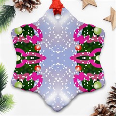 Seamless Tileable Pattern Design Snowflake Ornament (two Sides) by Celenk