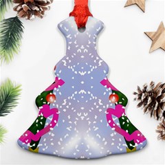 Seamless Tileable Pattern Design Christmas Tree Ornament (two Sides) by Celenk