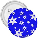 Star Background Pattern Advent 3  Buttons Front