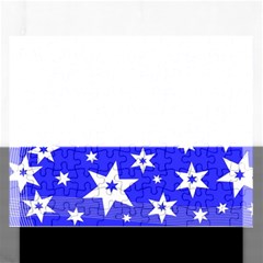 Star Background Pattern Advent Rectangular Jigsaw Puzzl by Celenk