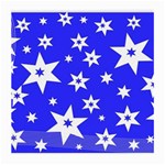 Star Background Pattern Advent Medium Glasses Cloth Front