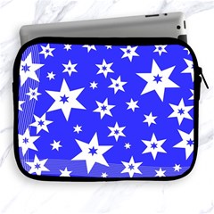 Star Background Pattern Advent Apple Ipad 2/3/4 Zipper Cases by Celenk