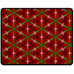 Textured Background Christmas Pattern Fleece Blanket (medium)  by Celenk