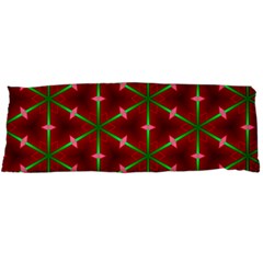 Textured Background Christmas Pattern Body Pillow Case Dakimakura (two Sides) by Celenk