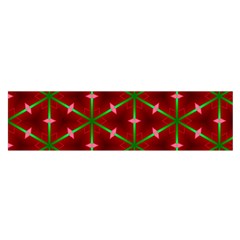 Textured Background Christmas Pattern Satin Scarf (oblong)