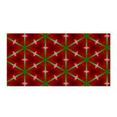 Textured Background Christmas Pattern Satin Wrap by Celenk