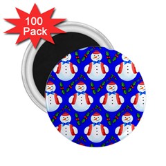 Seamless Repeat Repeating Pattern 2 25  Magnets (100 Pack)  by Celenk