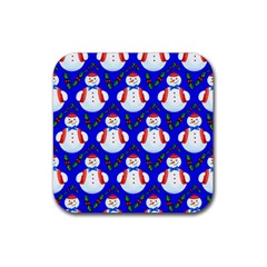 Seamless Repeat Repeating Pattern Rubber Coaster (square)  by Celenk