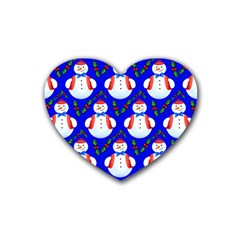 Seamless Repeat Repeating Pattern Rubber Coaster (heart)  by Celenk