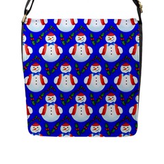 Seamless Repeat Repeating Pattern Flap Messenger Bag (l)  by Celenk