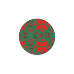 Christmas Background Golf Ball Marker by Celenk