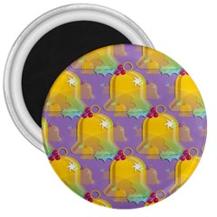 Seamless Repeat Repeating Pattern 3  Magnets by Celenk