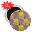 Seamless Repeat Repeating Pattern 2.25  Magnets (10 pack)  Front