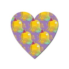 Seamless Repeat Repeating Pattern Heart Magnet by Celenk