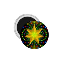 Christmas Star Fractal Symmetry 1 75  Magnets by Celenk