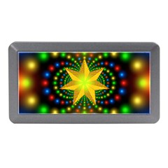 Christmas Star Fractal Symmetry Memory Card Reader (mini) by Celenk