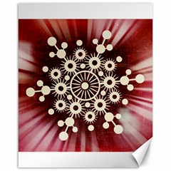 Background Star Red Abstract Canvas 16  X 20   by Celenk