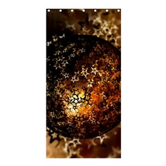 Christmas Bauble Ball About Star Shower Curtain 36  X 72  (stall)  by Celenk