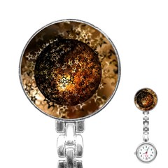 Christmas Bauble Ball About Star Stainless Steel Nurses Watch by Celenk