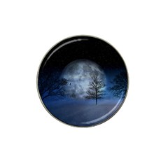 Winter Wintry Moon Christmas Snow Hat Clip Ball Marker by Celenk