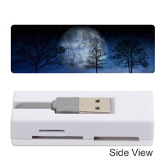 Winter Wintry Moon Christmas Snow Memory Card Reader (stick)  by Celenk