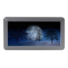 Winter Wintry Moon Christmas Snow Memory Card Reader (mini) by Celenk