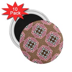 Pattern Texture Moroccan Print 2 25  Magnets (10 Pack)  by Celenk