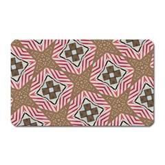 Pattern Texture Moroccan Print Magnet (rectangular) by Celenk