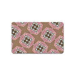 Pattern Texture Moroccan Print Magnet (name Card) by Celenk