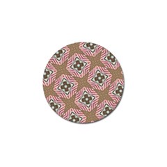 Pattern Texture Moroccan Print Golf Ball Marker (4 Pack) by Celenk