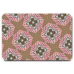 Pattern Texture Moroccan Print Large Doormat  by Celenk