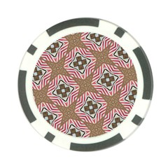 Pattern Texture Moroccan Print Poker Chip Card Guard (10 Pack) by Celenk