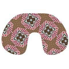 Pattern Texture Moroccan Print Travel Neck Pillows by Celenk