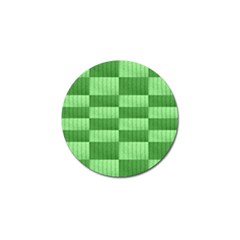 Wool Ribbed Texture Green Shades Golf Ball Marker (10 Pack) by Celenk