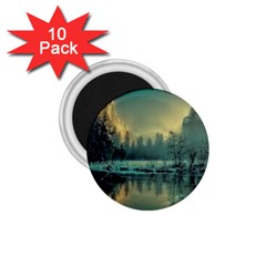 Yosemite Park Landscape Sunrise 1.75  Magnets (10 pack) 