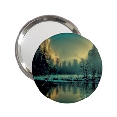 Yosemite Park Landscape Sunrise 2.25  Handbag Mirrors