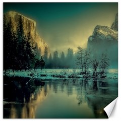 Yosemite Park Landscape Sunrise Canvas 20  x 20  