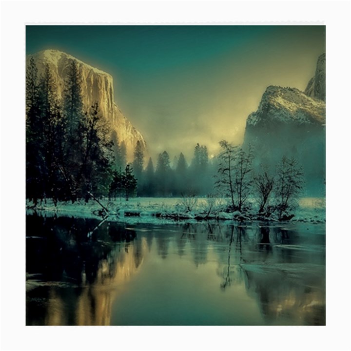 Yosemite Park Landscape Sunrise Medium Glasses Cloth