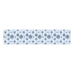 Snowflakes Winter Christmas Card Velvet Scrunchie