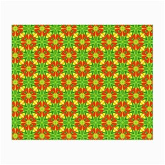 Pattern Texture Christmas Colors Small Glasses Cloth by Celenk