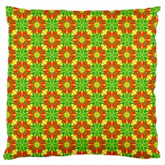 Pattern Texture Christmas Colors Standard Flano Cushion Case (one Side) by Celenk