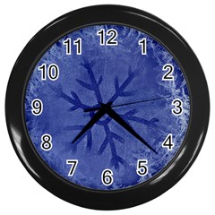 Winter Hardest Frost Cold Wall Clocks (black) by Celenk